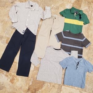 Boys 7pc lot Polo Ralph Lauren Pants Shirt sz 4t